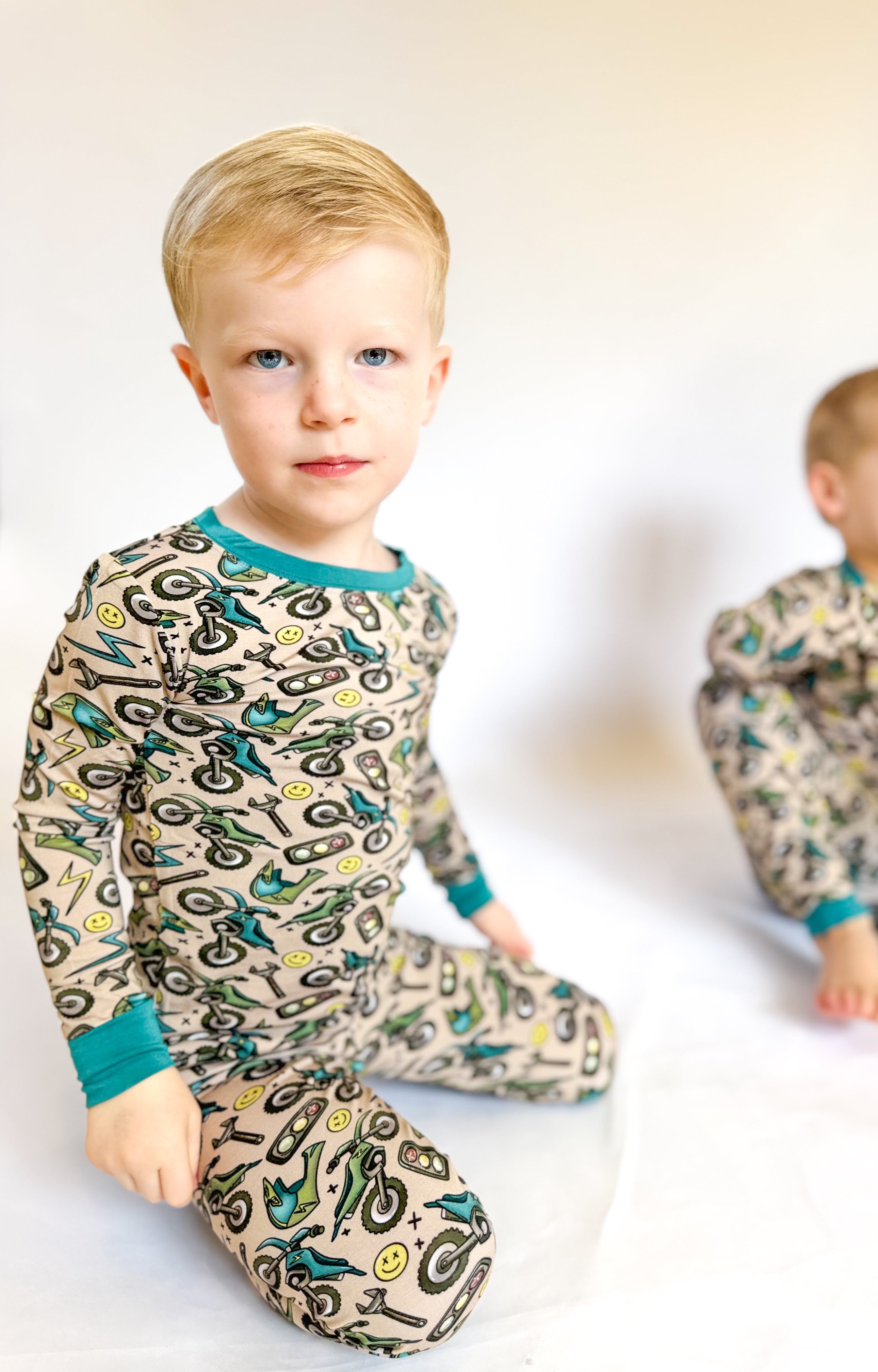 Moto Mayhem: 2 Piece Pajamas