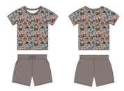 Dinos: Pocket Short & Tee