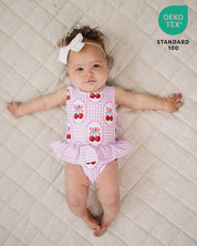 One Piece Swimsuit | Gingham Cherry