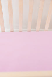 (SOLID, ribbed) Saltwater Princess - Crib Sheet