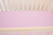 (SOLID, ribbed) Saltwater Princess - Crib Sheet