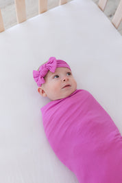(SOLID, ribbed) Rainbow Royal - Swaddle Set