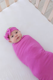 (SOLID, ribbed) Rainbow Royal - Swaddle Set