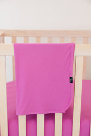 (SOLID, ribbed) Rainbow Royal - Lightweight Blanket