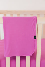 (SOLID, ribbed) Rainbow Royal - Lightweight Blanket
