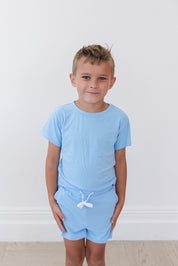 (SOLID, ribbed) Neverland - Pocket Short Set