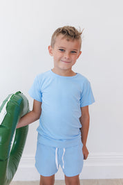 (SOLID, ribbed) Neverland - Pocket Short Set
