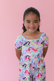 Rainbow Royal - Wide-leg Romper