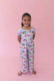 Rainbow Royal - Wide-leg Romper