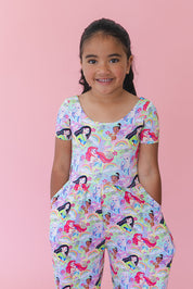 Rainbow Royal - Wide-leg Romper