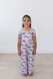 Rainbow Royal - Wide-leg Romper