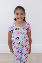 Rainbow Royal - Wide-leg Romper