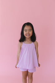 (SOLID, ribbed) Saltwater Princess - Tank Short Set