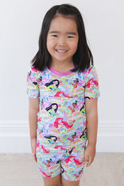 Rainbow Royal - Biker Short Set