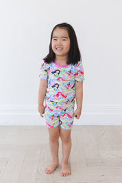 Rainbow Royal - Biker Short Set