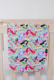 Rainbow Royal - Lightweight Blanket