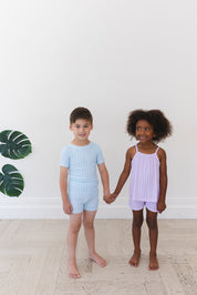 Amelia (ribbed) - Tank Short Set