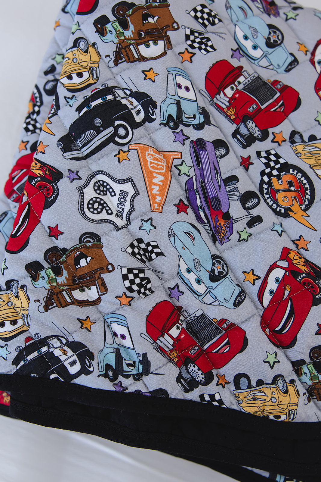 Pit Stop Party - Quilted Blanket