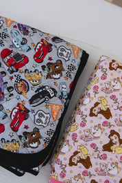 Pit Stop Party - Quilted Blanket
