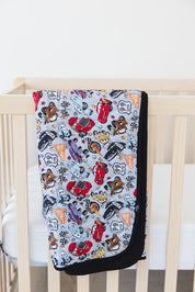Pit Stop Party - Quilted Blanket
