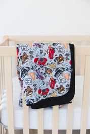 Pit Stop Party - Quilted Blanket