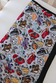 Pit Stop Party - Quilted Blanket
