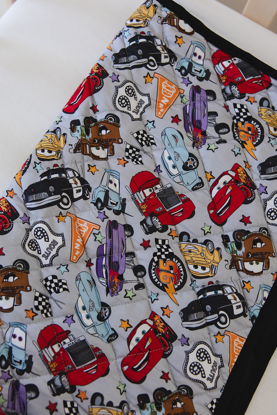 Pit Stop Party - Quilted Blanket