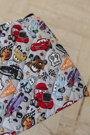 Pit Stop Party - Quilted Blanket