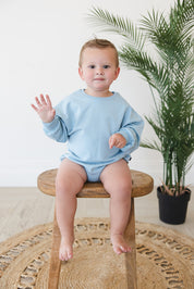 Portorosso Sky - Cloud Terry Bubble Romper