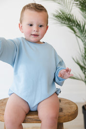 Portorosso Sky - Cloud Terry Bubble Romper