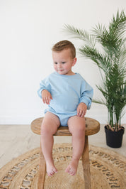 Portorosso Sky - Cloud Terry Bubble Romper