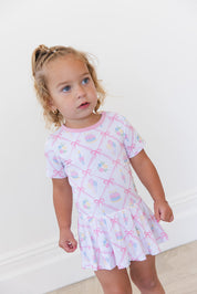 (PINK) Birthday - Bodysuit Dress