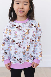 (PINK) Adventure Ahoy - Define Terry Sweatshirt