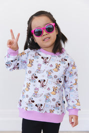 (PINK) Adventure Ahoy - Define Terry Sweatshirt