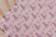 Coquette Castles (ribbed) - Crib Sheet