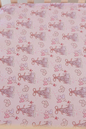 Coquette Castles (ribbed) - Crib Sheet