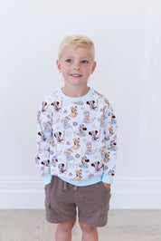(BLUE) Adventure Ahoy - Define Terry Sweatshirt