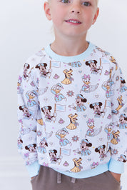 (BLUE) Adventure Ahoy - Define Terry Sweatshirt