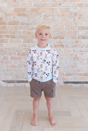 (BLUE) Adventure Ahoy - Define Terry Sweatshirt