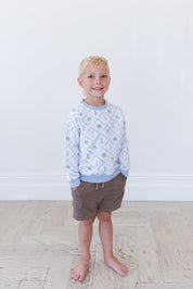 (BLUE) Birthday - Define Terry Sweatshirt