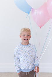 (BLUE) Birthday - Define Terry Sweatshirt