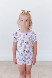 (PINK) Adventure Ahoy - Biker Short Set