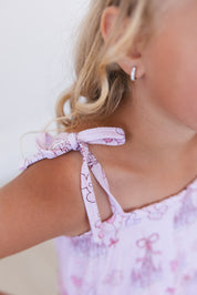 Coquette Castles (ribbed) - Tiered Dress