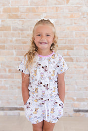 (PINK) Adventure Ahoy - Pocket Short Set