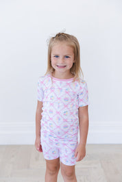 (PINK) Birthday - Biker Short Set