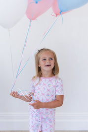 (PINK) Birthday - Biker Short Set