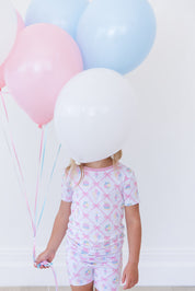(PINK) Birthday - Biker Short Set