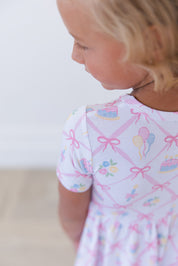 (PINK) Birthday - Ruffle Dress