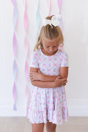 (PINK) Birthday - Ruffle Dress