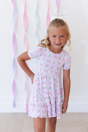 (PINK) Birthday - Ruffle Dress